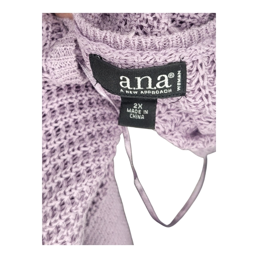 a.n.a Light Purple Women's Crew Neck Sweater - Picture 4 of 6